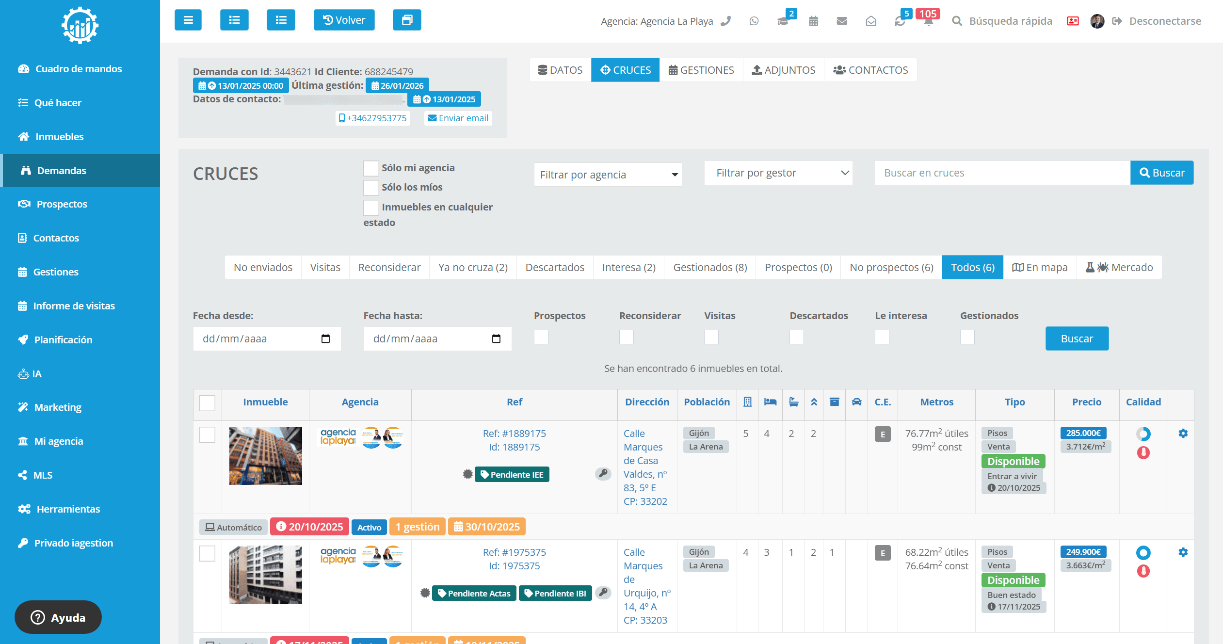 Detalle Ficha de Demanda